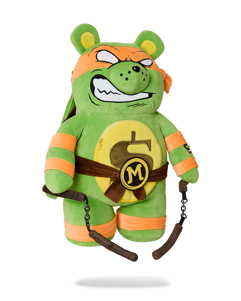 TMNT MICHAELANGELO MONEYBEAR BACKPACK