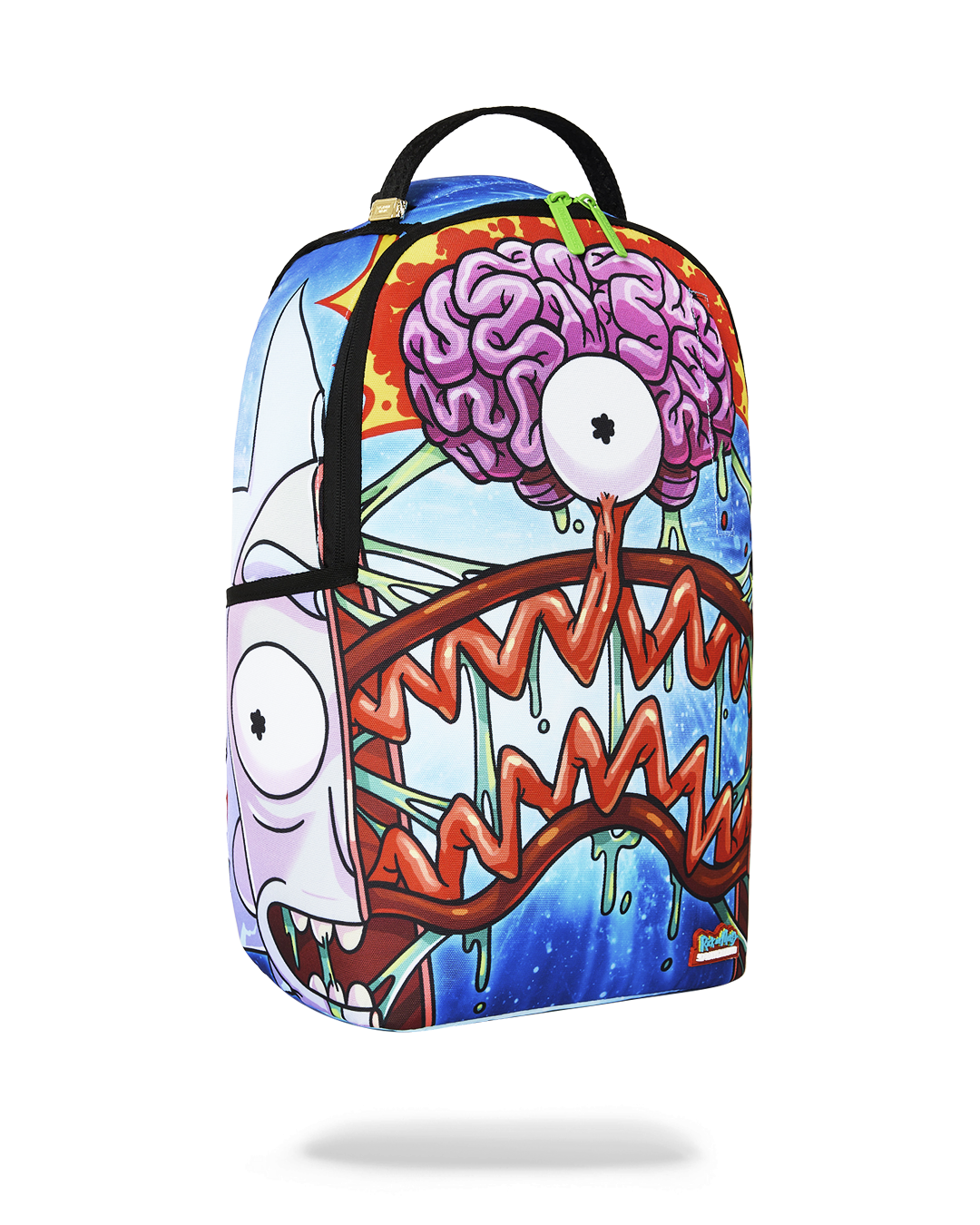 RICK AND MORTY SPLIT RICK HEAD GUTS BACKPACK