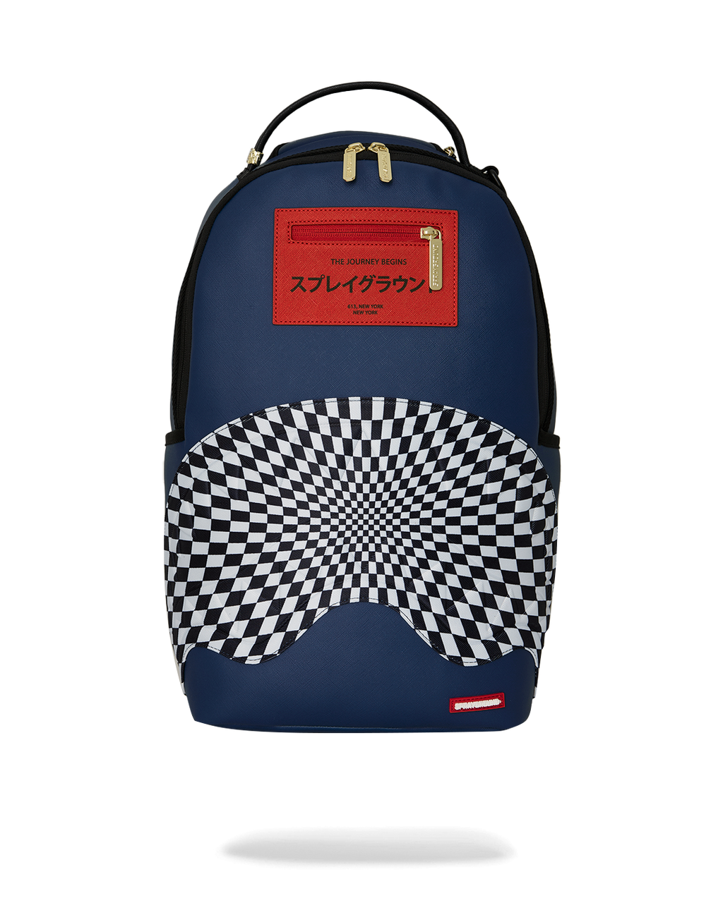 ICHIMATSU-MOYŌ WARP CHECK SHARK BACKPACK