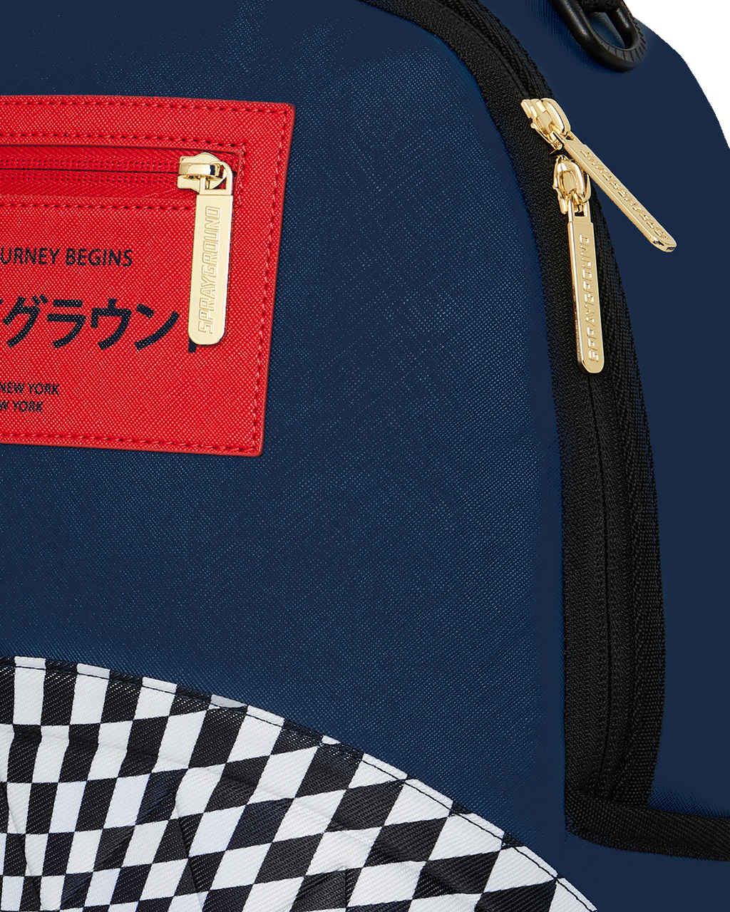 ICHIMATSU-MOYŌ WARP CHECK SHARK BACKPACK