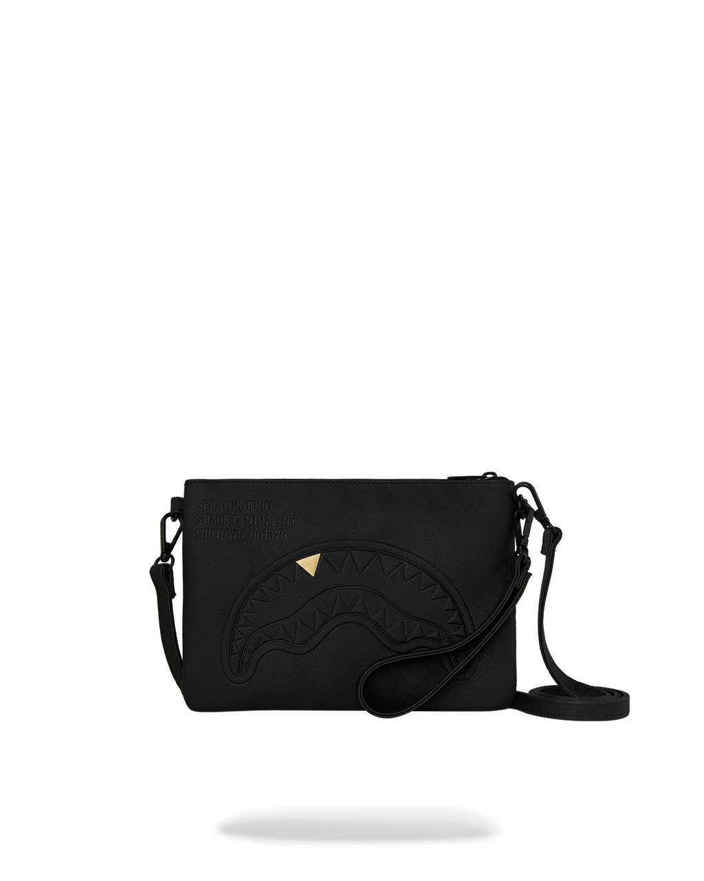 THE GOLDEN FANG SHARK CROSSOVER CLUTCH