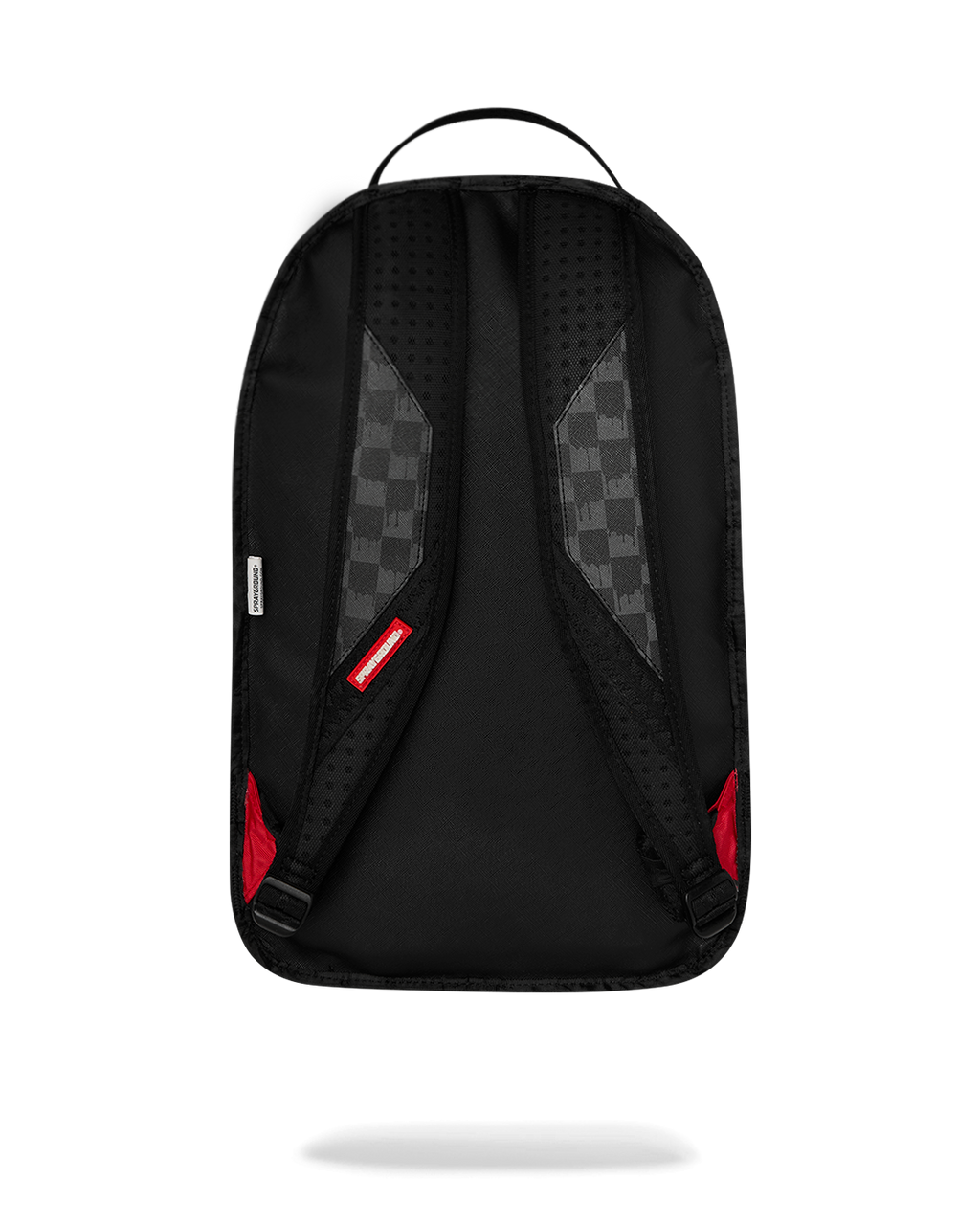 REVERSE MODE - PURPLE VELOUR TO BLACK CHECK BACKPACK