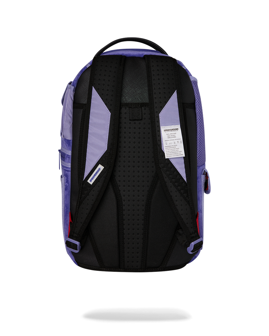 REVERSE MODE - PURPLE VELOUR TO BLACK CHECK BACKPACK