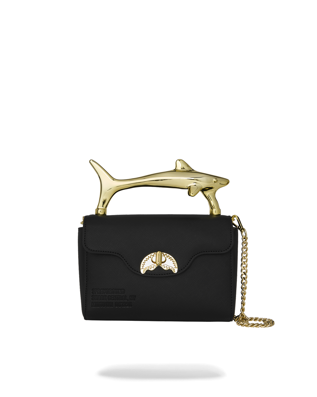THE GOLDEN FANG SHARK HANDBAG