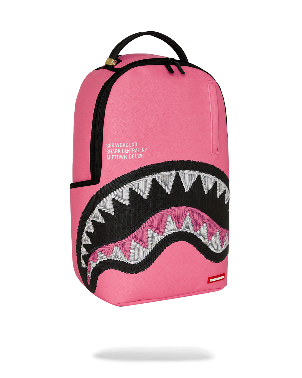 SHARK CENTRAL EMBROIDERED EFFECT BACKPACK