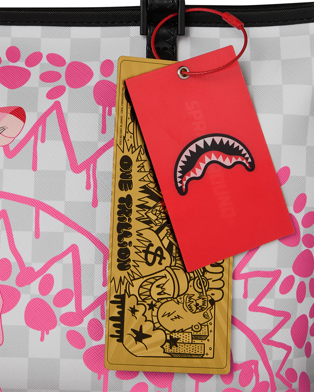 PINK PANTHER PAWPRINTS TOTE