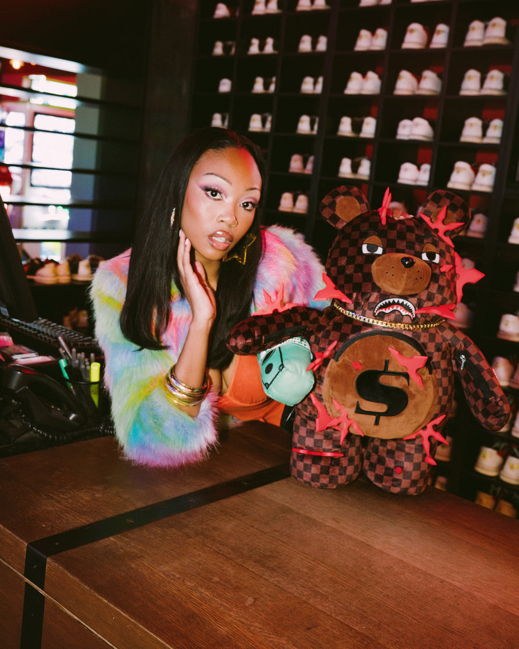 OUCH WHATEVER MONEYBEAR BACKPACK